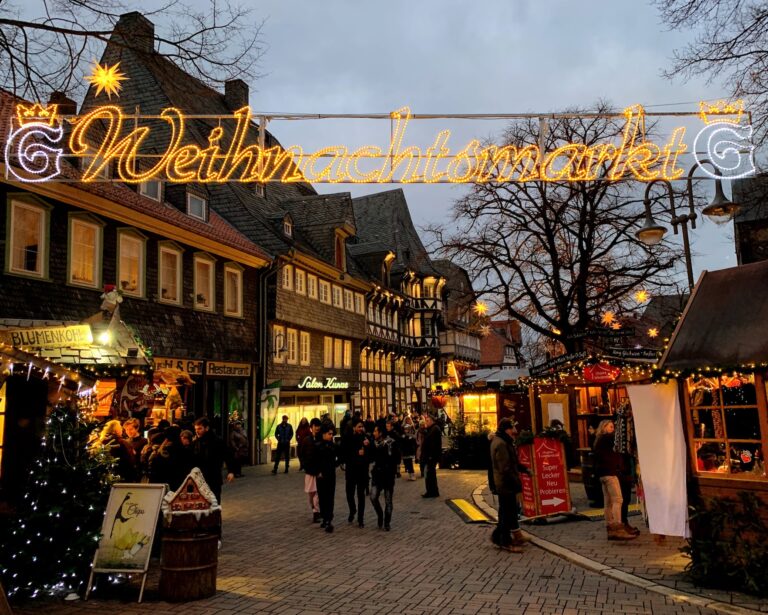 Christmas Market Weinachtmarkt sign Germany