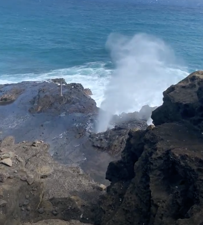 Halona Blowhole 8 day Oahu itinerary