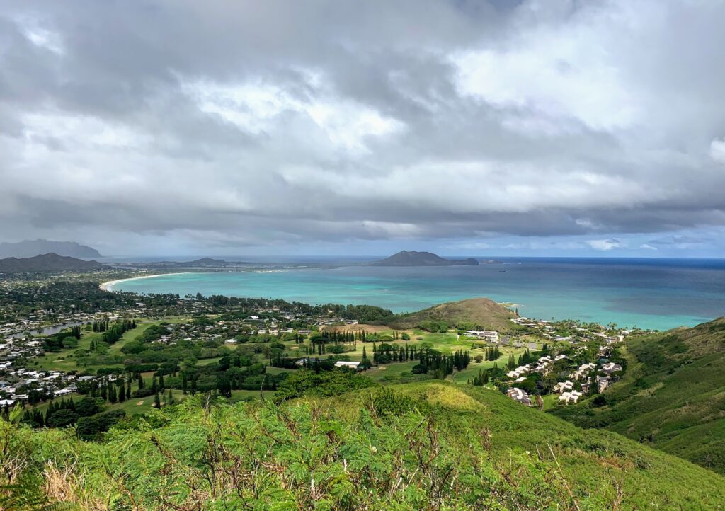 View from the Lanikai Pillbox hike