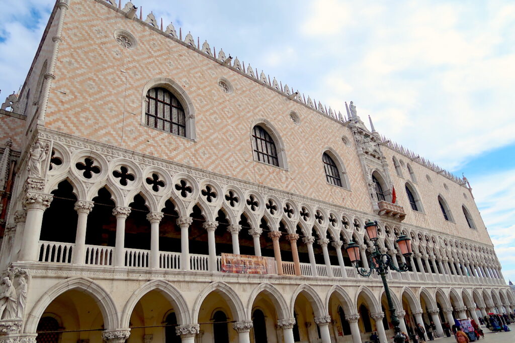 Doge's Palace external facade, 36 hours in Venice