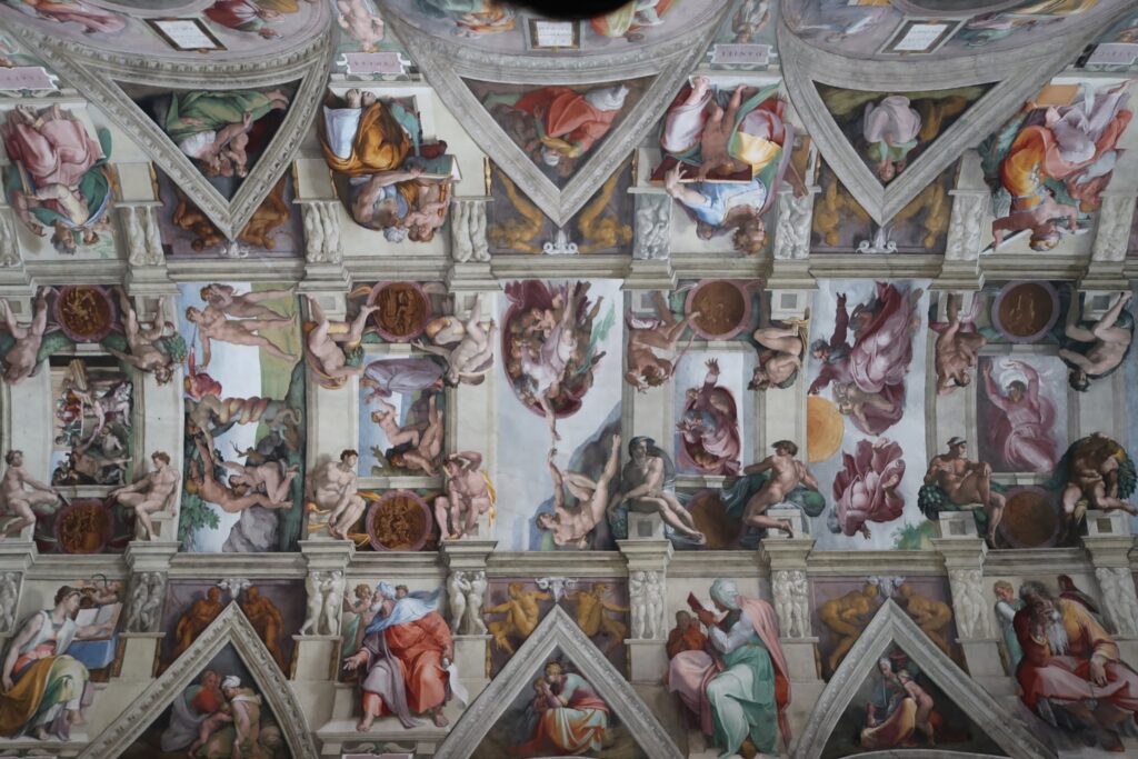 Sistine Chapel ceiling, Vatican City, Rome Italy