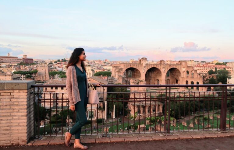 Top of Palatine Hill, Rome, Italy