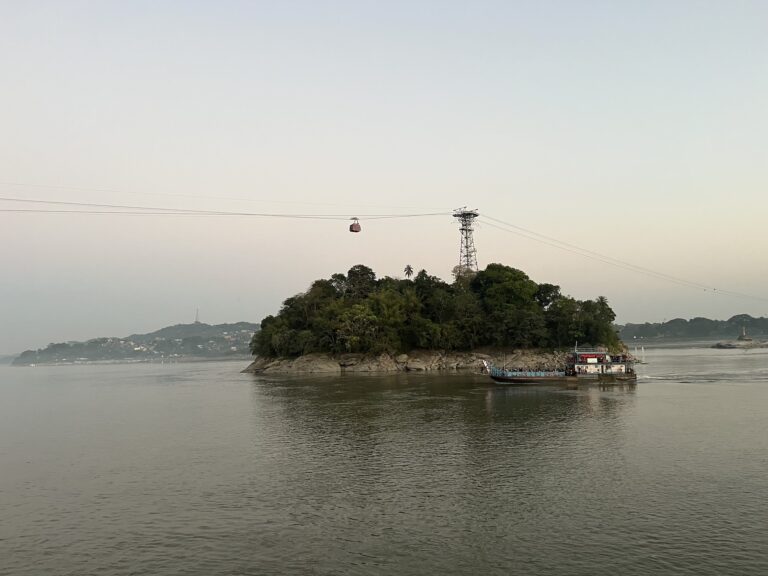 Gondola ride above the Umananda island, Assam, venture beyond the Golden Triangle