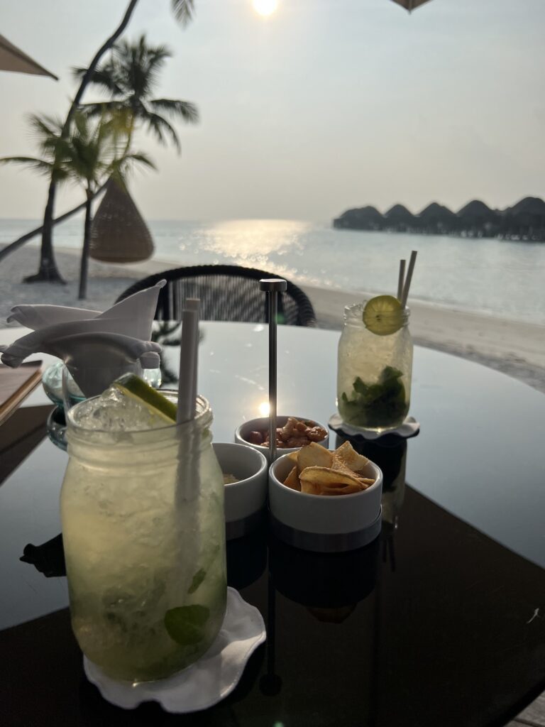 Drinks in the Maldives