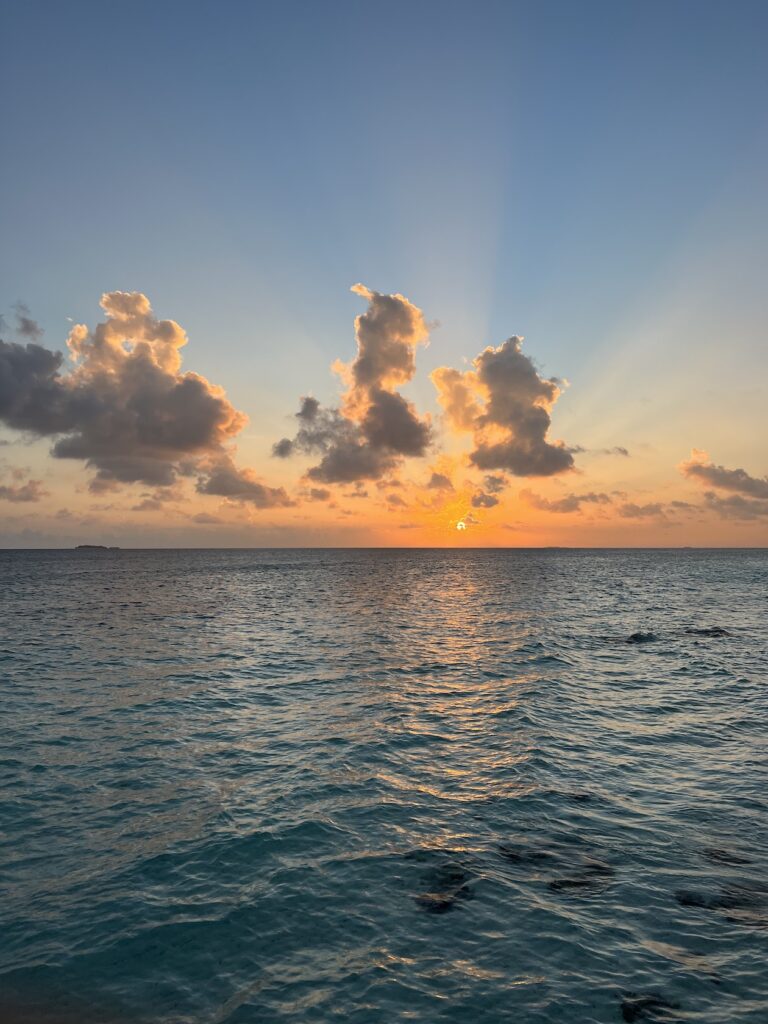 Sunset in the Maldives, incredible moments from the Maldives