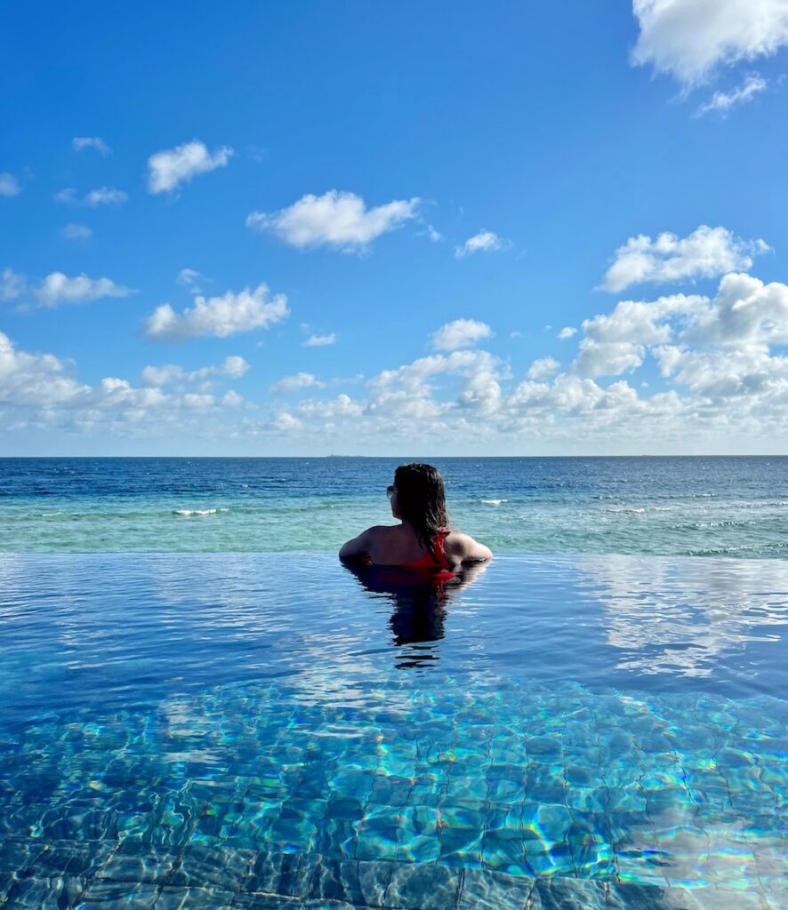 Plunge pool in the Maldives, incredible moments to experience in the Maldives