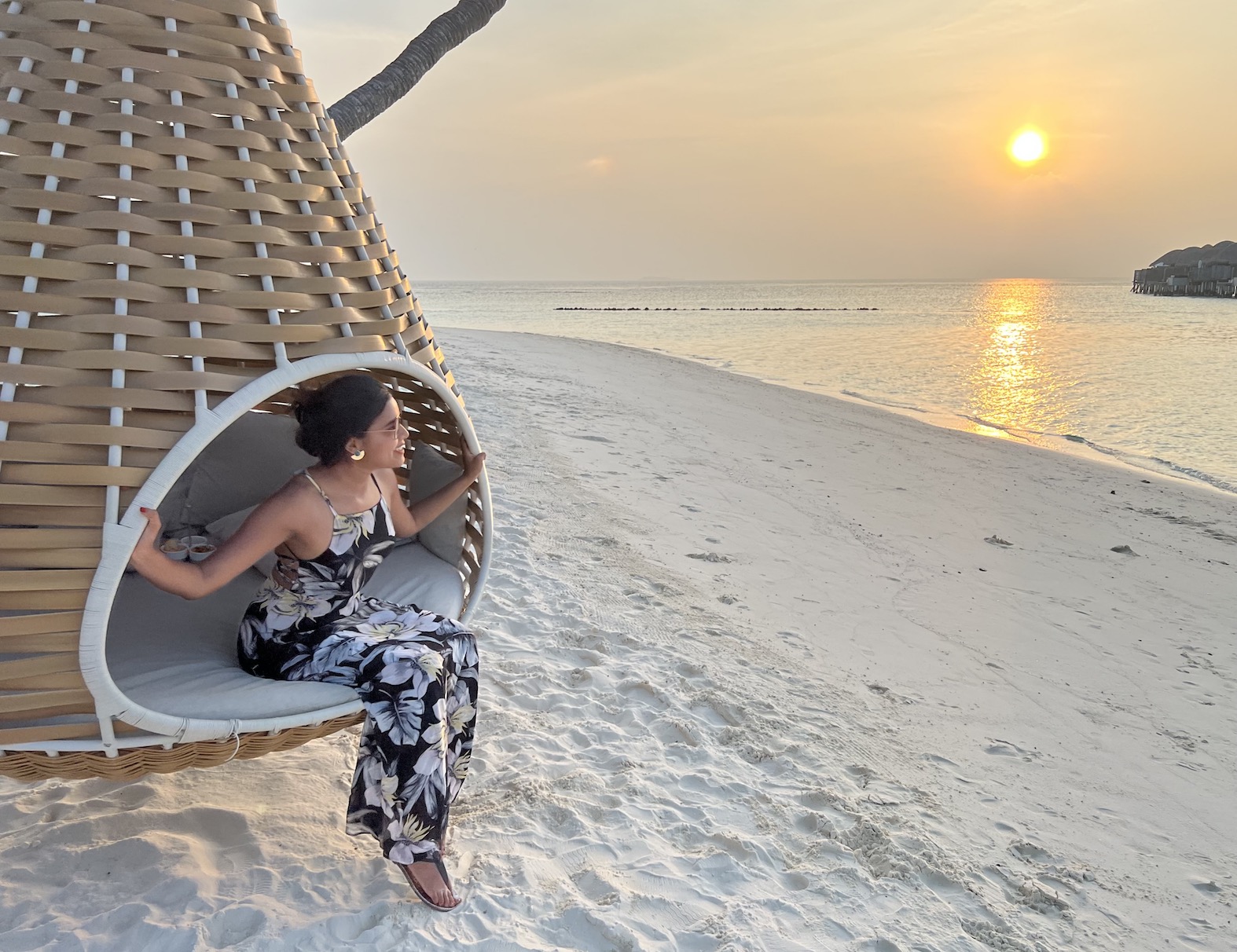 Sunset at Maldives, beautiful moments to experience in the Maldives