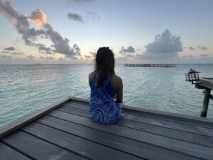 At the edge of the water villa planks, Maldives packing list