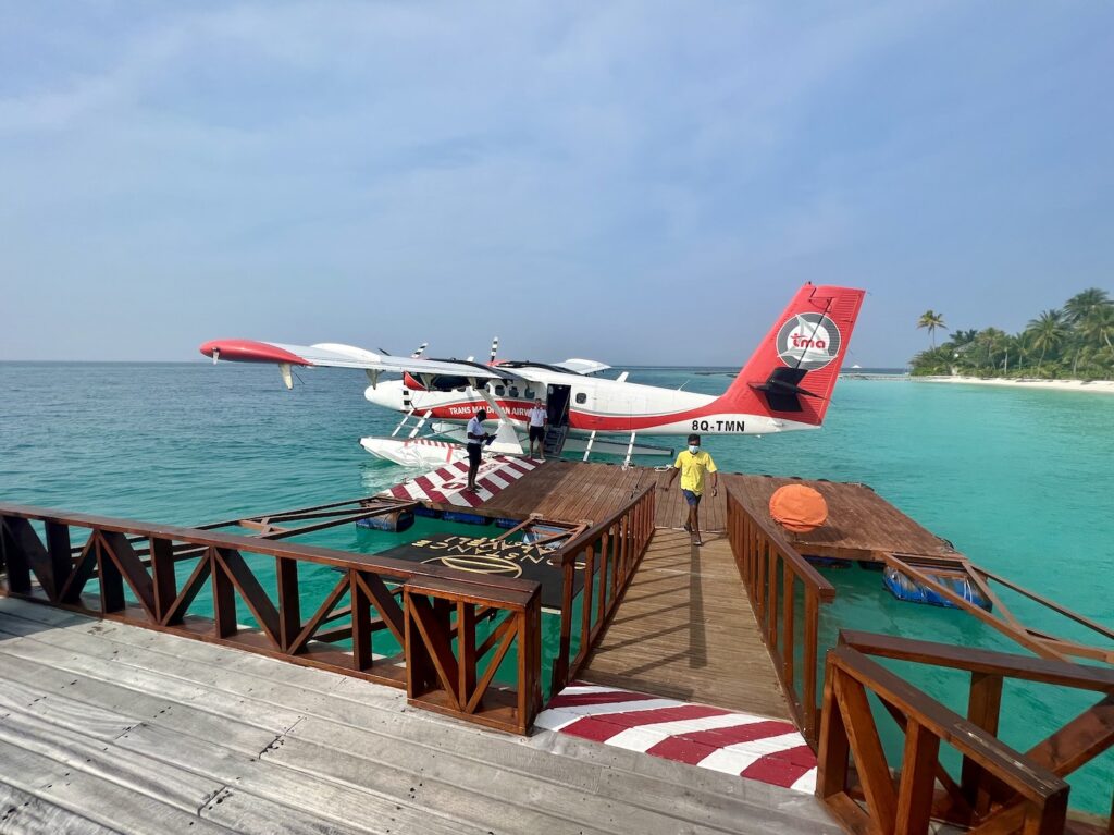 Seaplane from Male to Constance Halaveli