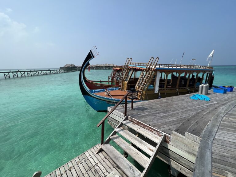 Dhoni at Constance Halaveli