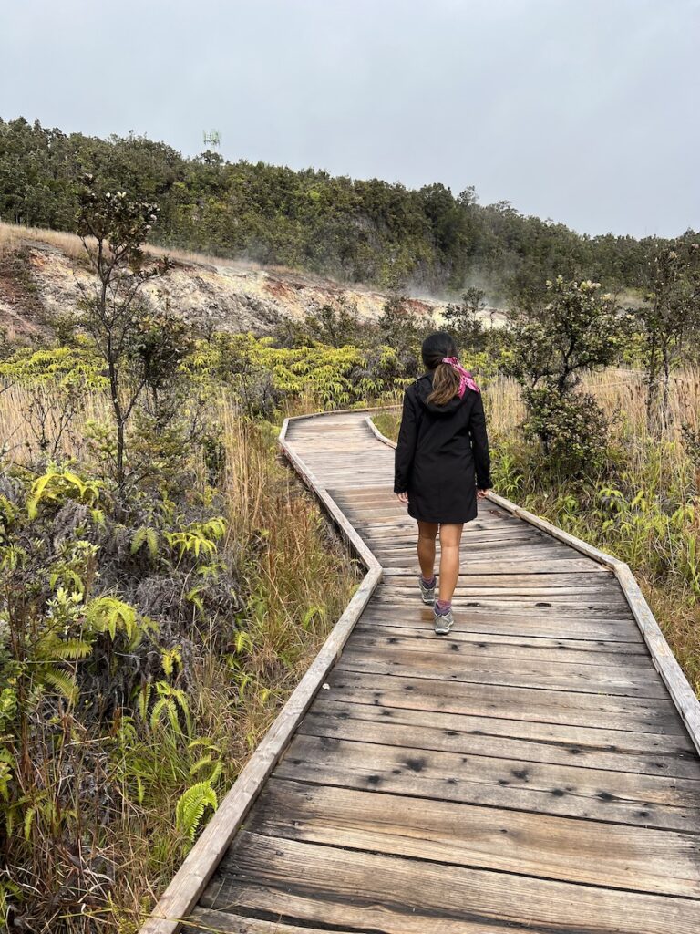 Walking around Hawaii Volcanoes National Park, Big Island 5 day itinerary