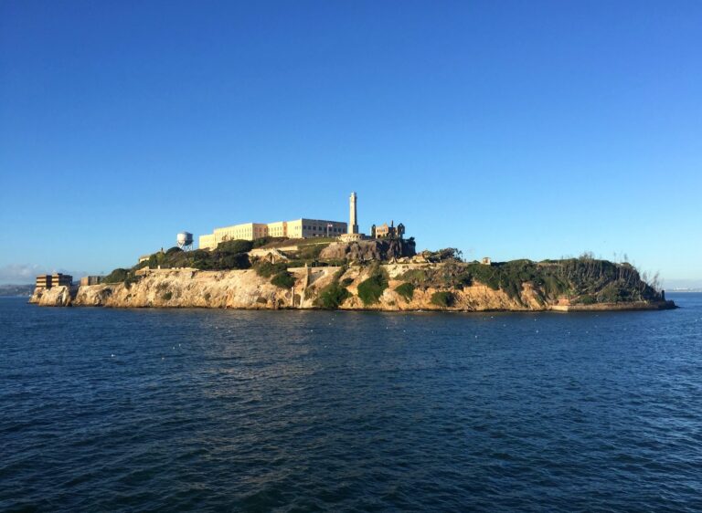 Alcatraz island in San Francisco bay