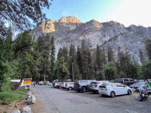 Camping grounds in Yosemite
