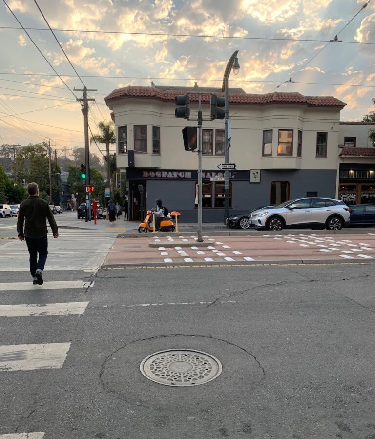 Dogpatch saloon outside view in Dogpatch area of San Francisco
