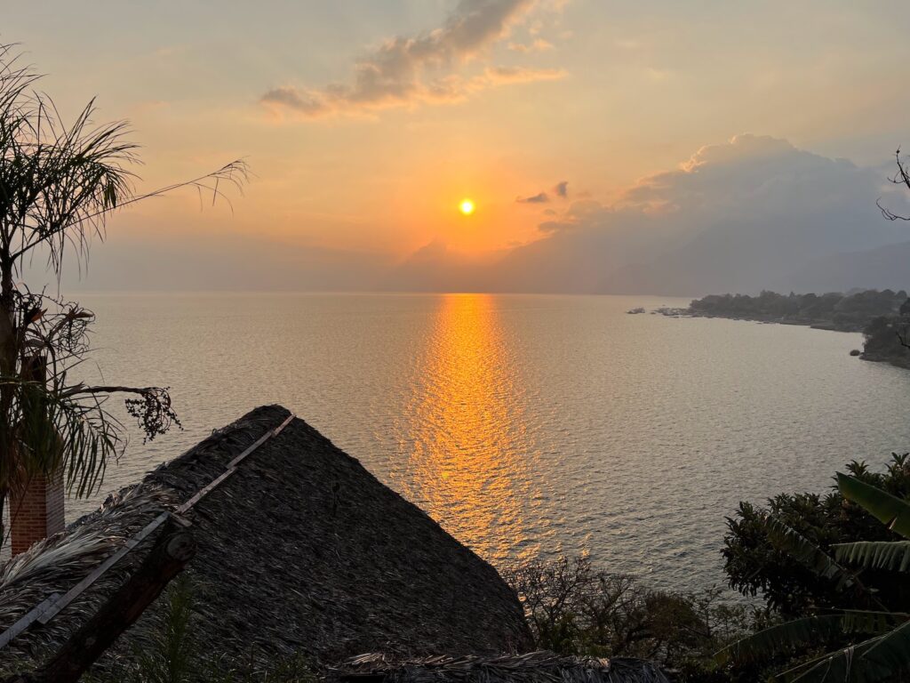 Sunset on Lake Atitlan, Guatemala