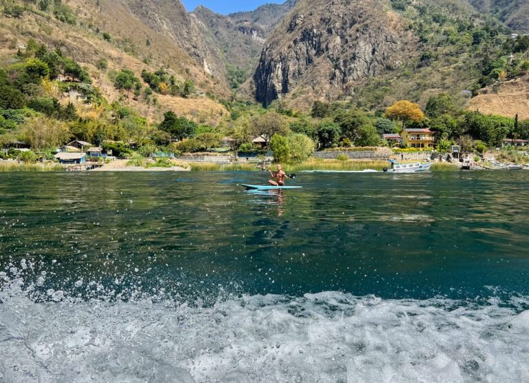 Lake Atitlan activities paddle-boarding (San Juan la Laguna)