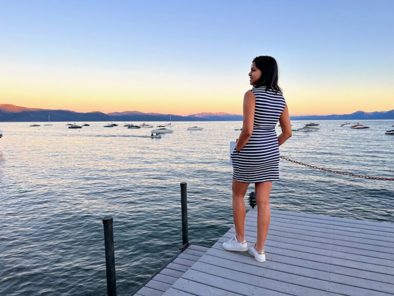 Lake Tahoe, Kings Beach with Sruti