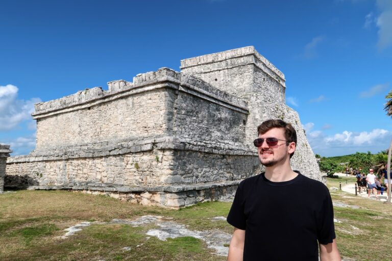 Pascal at Tulum Ruins, Mexico