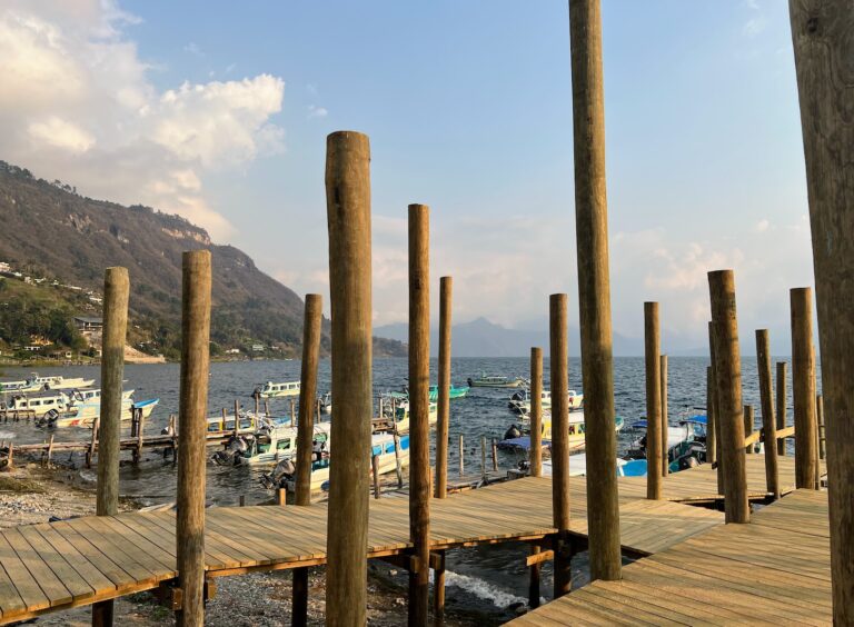 Pier on Lake Atitlan, Guatemala itinerary 7 days