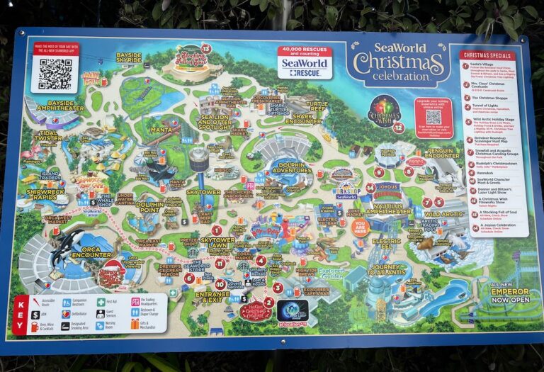 San Diego SeaWorld map