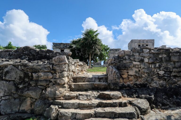 Tulum Ruins gate, Yucatan Peninsula, Mexico