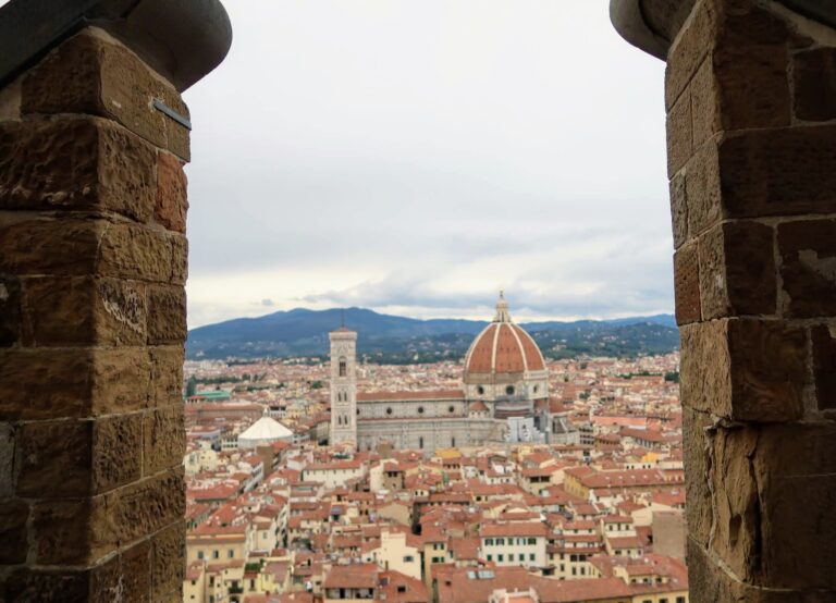 View from Palazzo Vecchio tower top